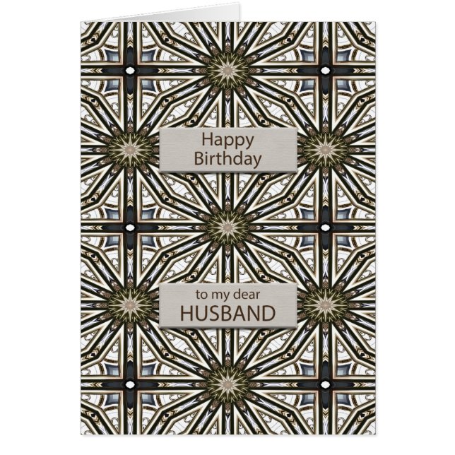 Mari Anniversaire Mandala Design Abstrait (Devant)