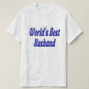 Mari avec le texte bleu T-shirt