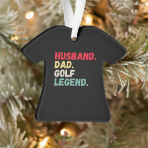 Mari père de golf légende vintage rétro Noël Ou
