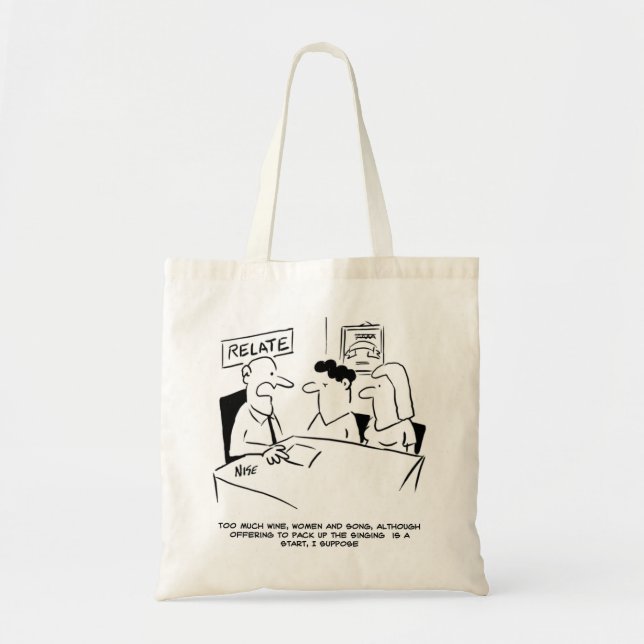 Mari propose de renoncer au chant. Sac drôle (Devant)