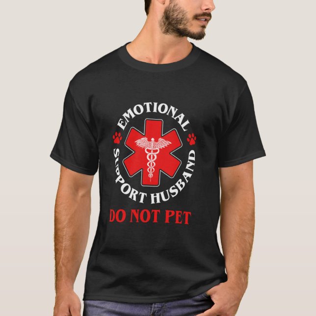 Mari Support Emotionnel Ne Caressez Pas T-Shirts D (Devant)
