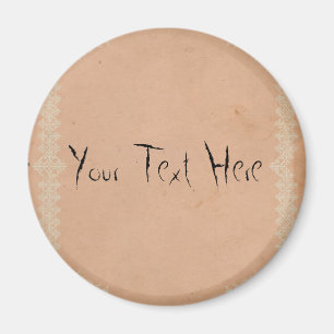 Maria fleurit grand, aimant rond de 3 pouces