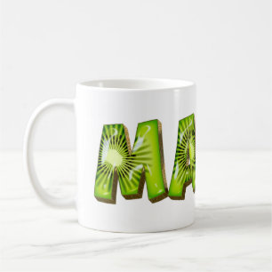 Maria Nom Tasse Kiwi Style Tasse à café Tasse à th