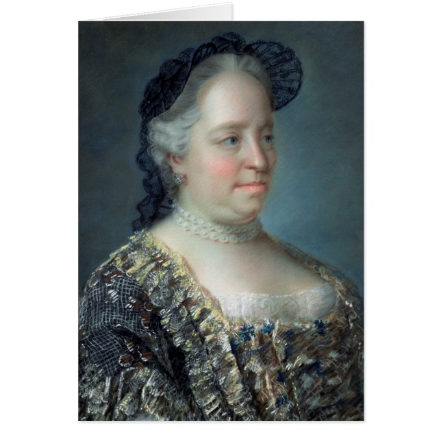 Maria Theresa, impératrice de l'Autriche, 1762 (Devant)