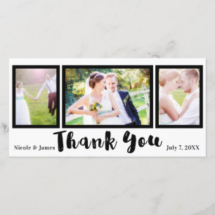 Mariage 3 Photo Image Noir Moderne Merci