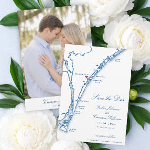 Mariage à Airlie Gardens Wilmington NC Carte Bleu 
