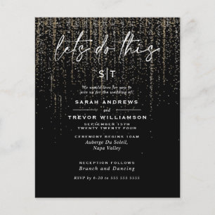Mariage à faible budget Edgy Champagne Parties sci