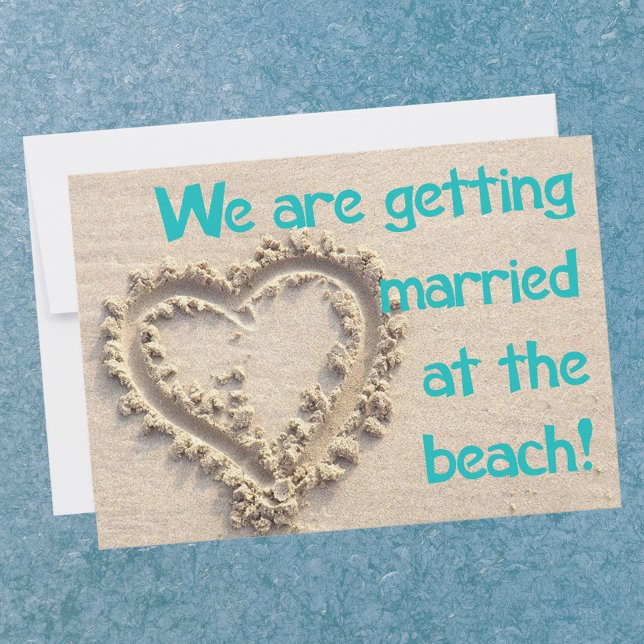 Mariage à la Plage Invitation de Fête de Mariage (Créateur téléchargé)
