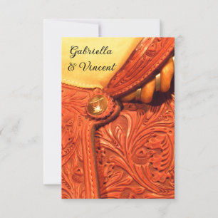 Mariage à la selle occidentale / Faire-part d'Elop