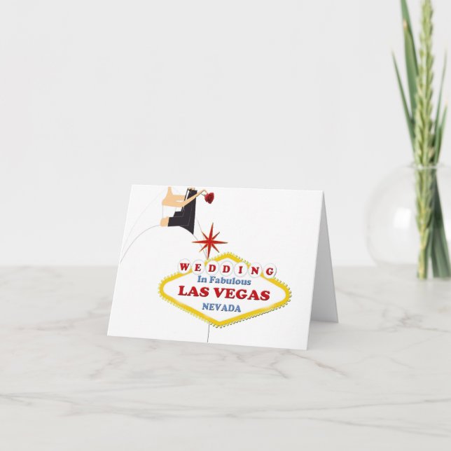 Mariage à Las Vegas Carte (Devant)