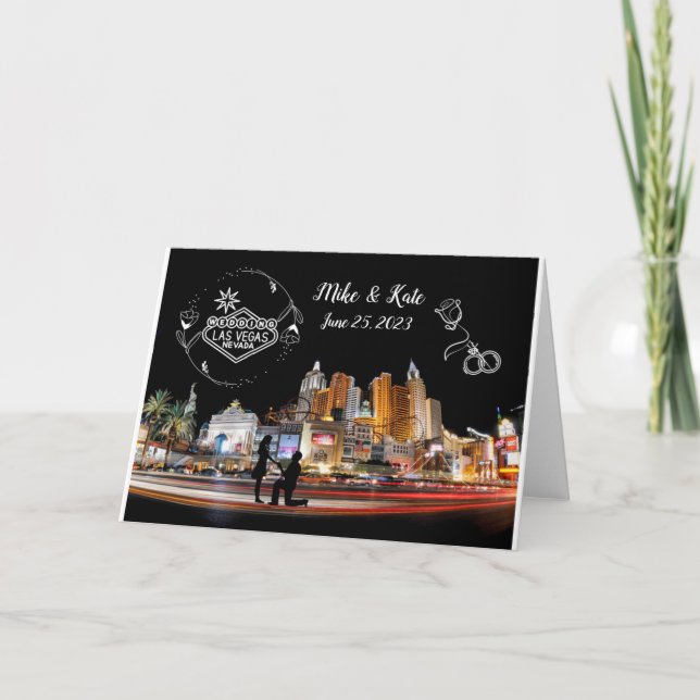 Mariage à Las Vegas Invitation (Devant)