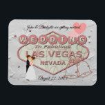 Mariage à Las Vegas Photo Magnet<br><div class="desc">Mariage à Las Vegas Photo Magnet John & Bridgette se marient,  22 août 2023 Personnaliser avec ses propres informations</div>