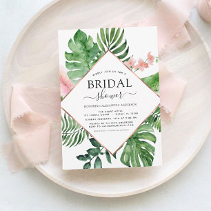 Mariage à petit budget Tropical Palmier Géométriqu