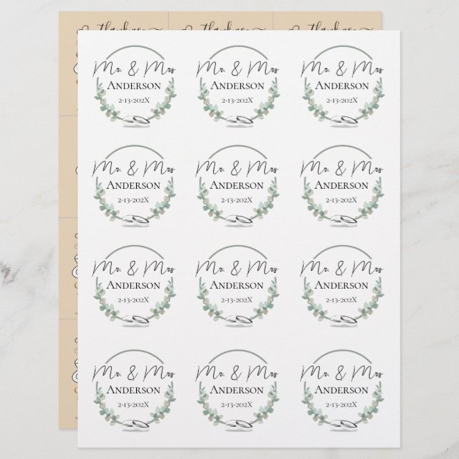 Mariage à thé (Devant / Derrière)