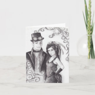 Mariage à vapeur - Carte pour notes