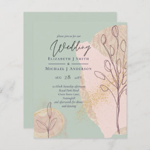 Mariage Abstrait moderne scandinave japonais