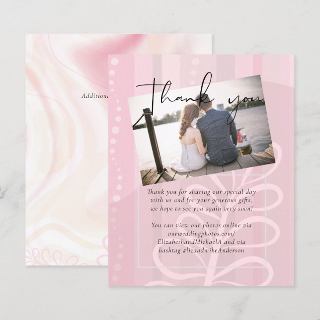 Mariage Abstrait moderne scandinave japonais (Devant / Derrière)