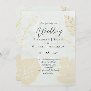 Mariage Abstrait moderne scandinave japonais