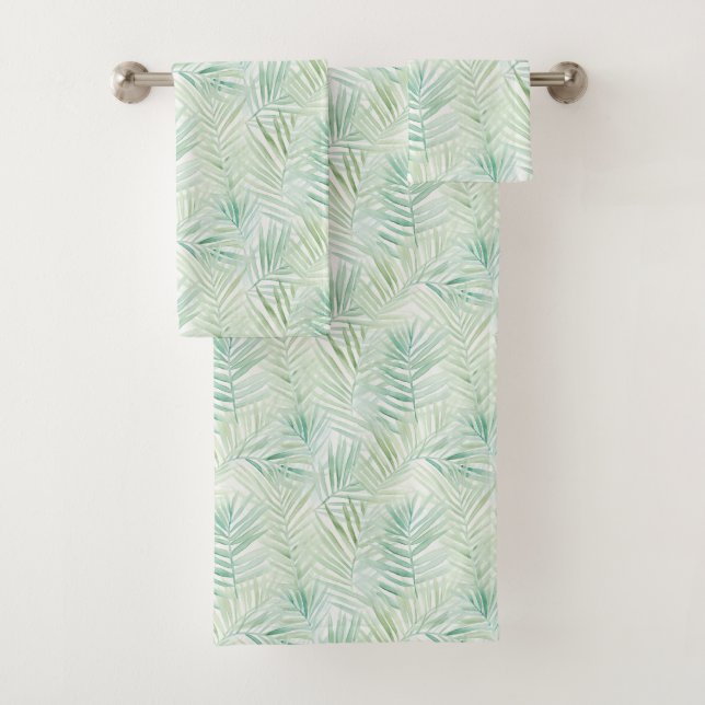 Mariage Aloha Feuilles Tropicales Vertes (En situation)
