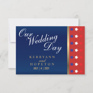Mariage Américain Patriotique - RSVP