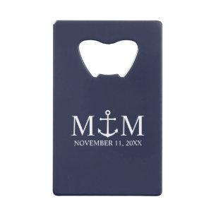 Mariage Ancre bleu marine
