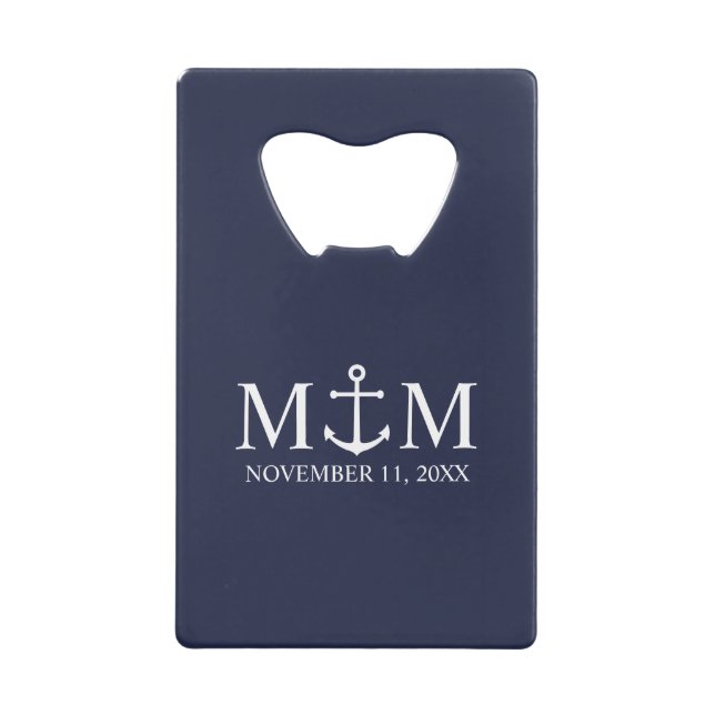 Mariage Ancre bleu marine (Devant)