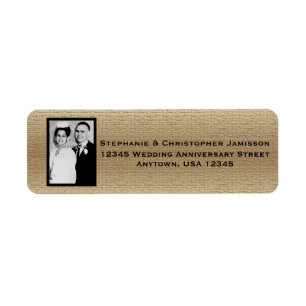 Mariage Anniversaire Nom de la photo et Étiquette