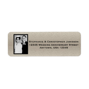 Mariage Anniversaire Nom de la photo et Étiquette