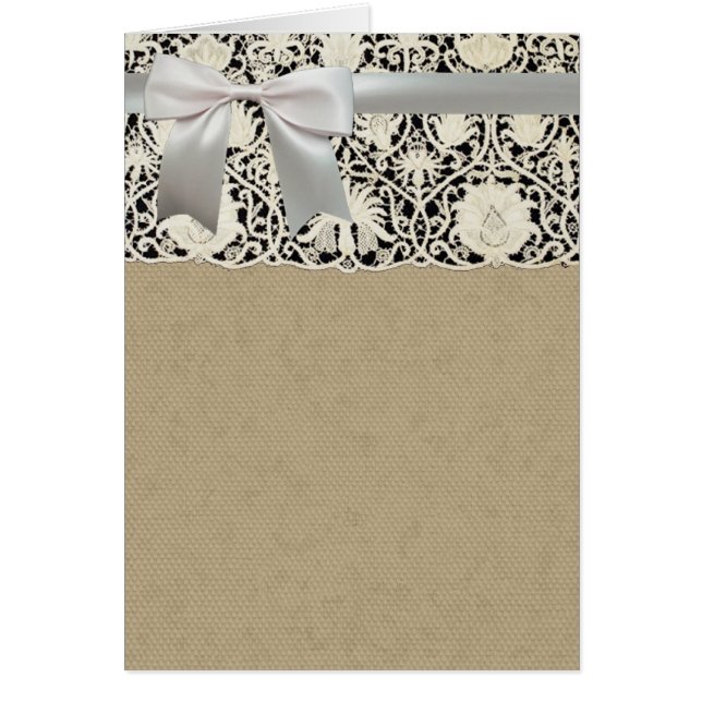 Mariage Antique Dentelle Lin Blanc Classique Joli (Devant)