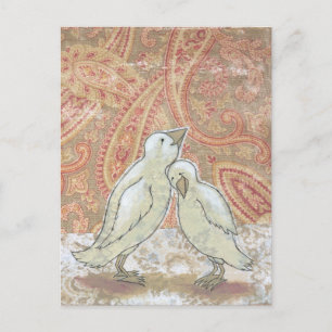 Mariage art cartes postales vierges parfait couple