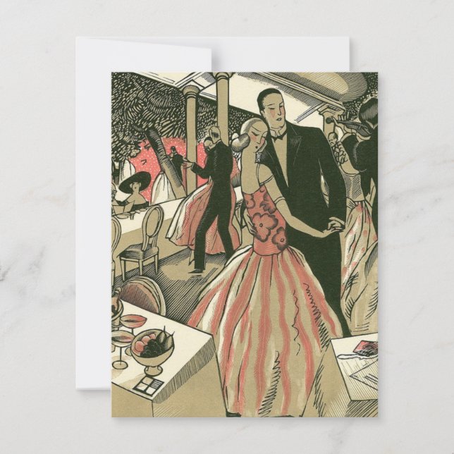 Mariage Art Déco vintage, Première Danse pour mari (Devant)