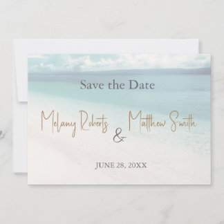 Mariage au bord de l'océan sur la plage Enregistre