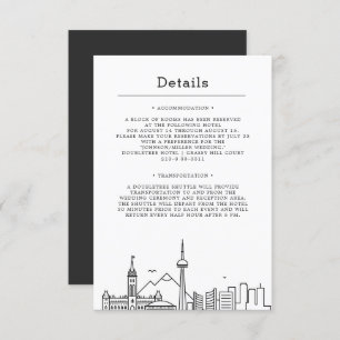 Mariage au Canada   Invitation Détails
