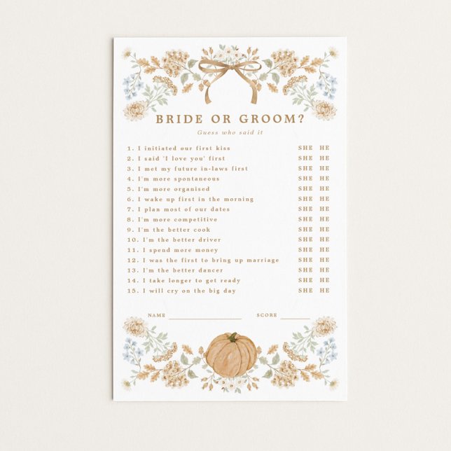 Mariage automnal dans un cottage - Devinez qui (Créateur téléchargé)