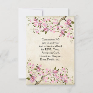 Mariage aux fleurs de cerisier japonaises roses