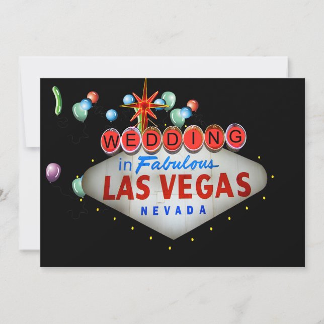 Mariage aux Invitations de Las Vegas (Devant)
