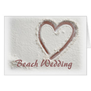 Mariage Beach Sand Heart