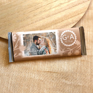Mariage beige do-it-yourself Budget Candy Bar Wrap
