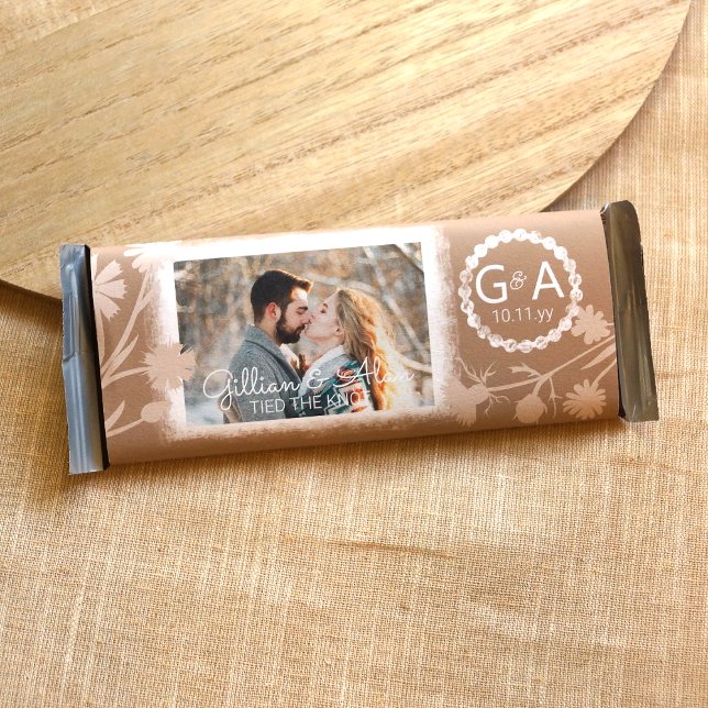 Mariage beige do-it-yourself Budget Candy Bar Wrap (beige light brown white wedding candy bar wrapper, custom personalized chocolate bar label monogram)