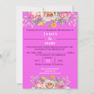 MARIAGE BELLS INVITATION