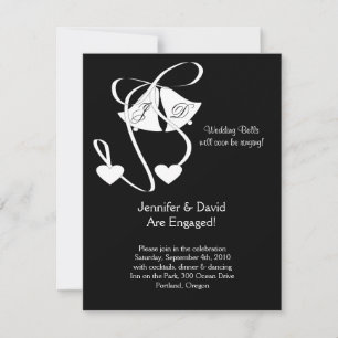 Mariage Bells Invitation Fiançailles