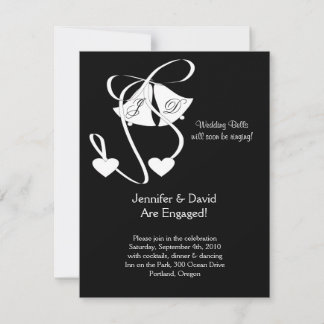 Mariage Bells Invitation Fiançailles