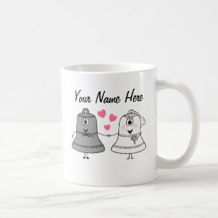 Mariage Bells Mug personnalisé mignon cadeau drôle