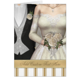 Mariage (blanc) de jeunes mariés