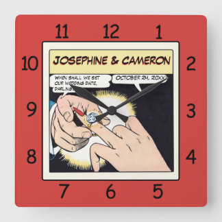 Mariage Bling Style Bling Horloge rouge