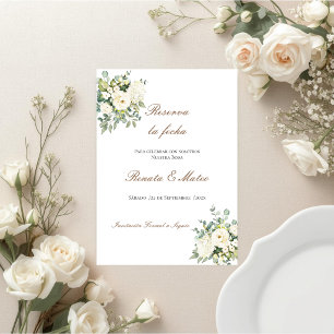 Mariage Bohème Enregistrer la Date