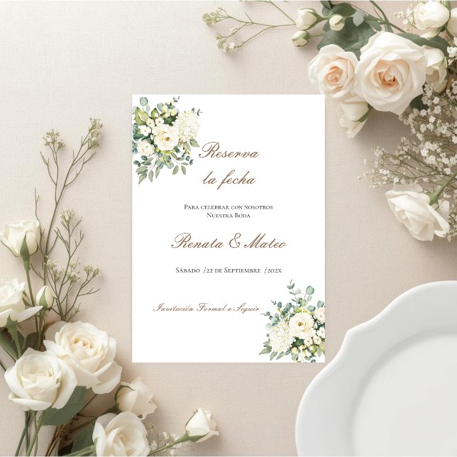 Mariage Bohème Enregistrer la Date (Créateur téléchargé)