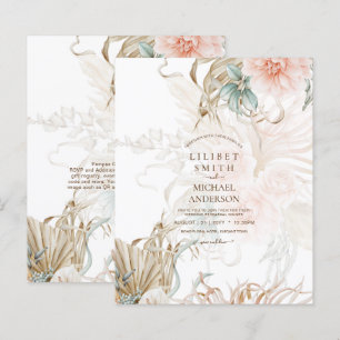 Mariage Bohème Herbe de Pampas Fleur de Sauge de C