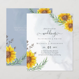 Mariage Bohème Rustique Tournesols Jardiniers