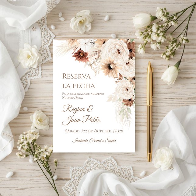 Mariage Bohème Sauvegarder la Date (Créateur téléchargé)